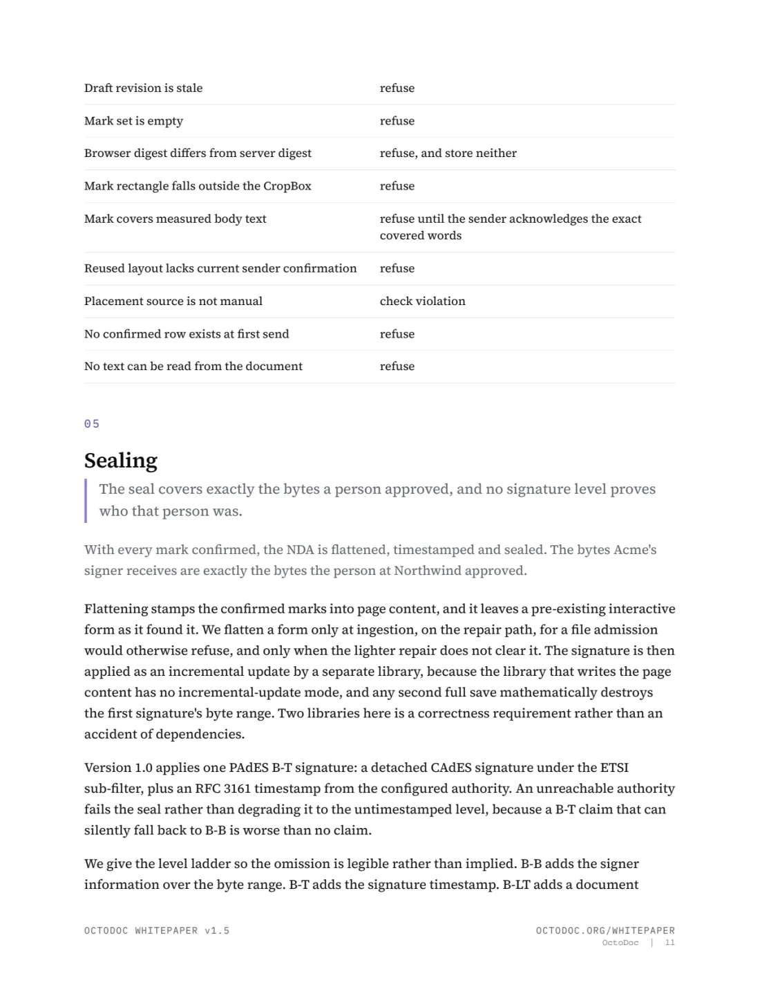 Page 11 of the OctoDoc whitepaper