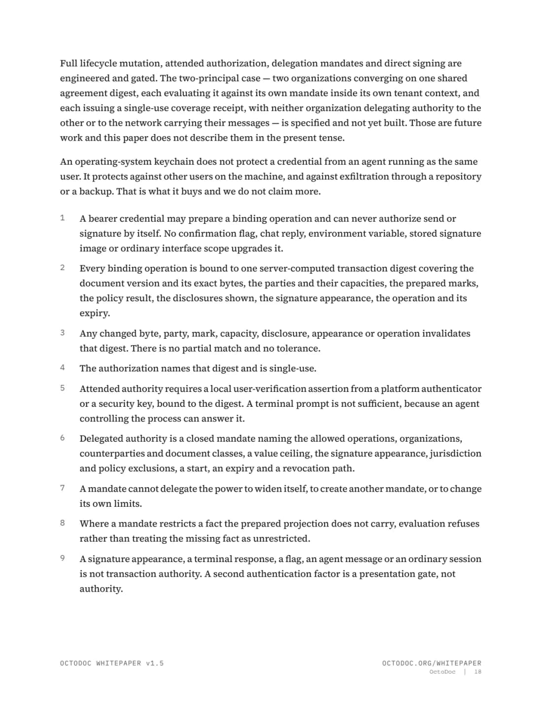 Page 18 of the OctoDoc whitepaper