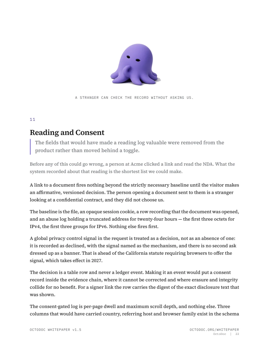 Page 22 of the OctoDoc whitepaper