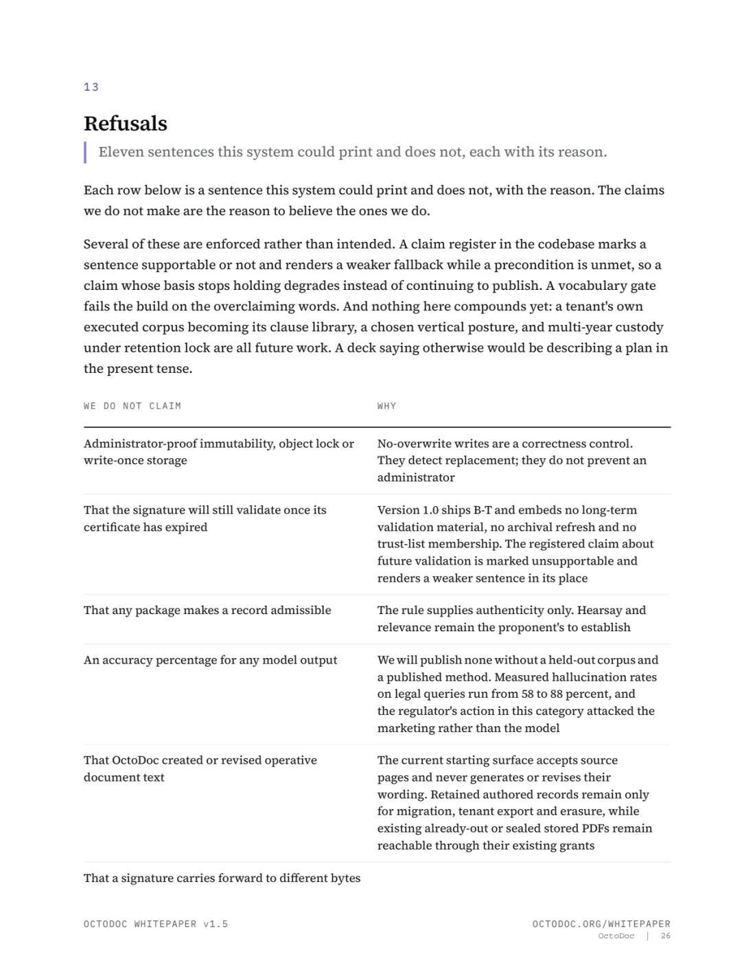 Page 26 of the OctoDoc whitepaper