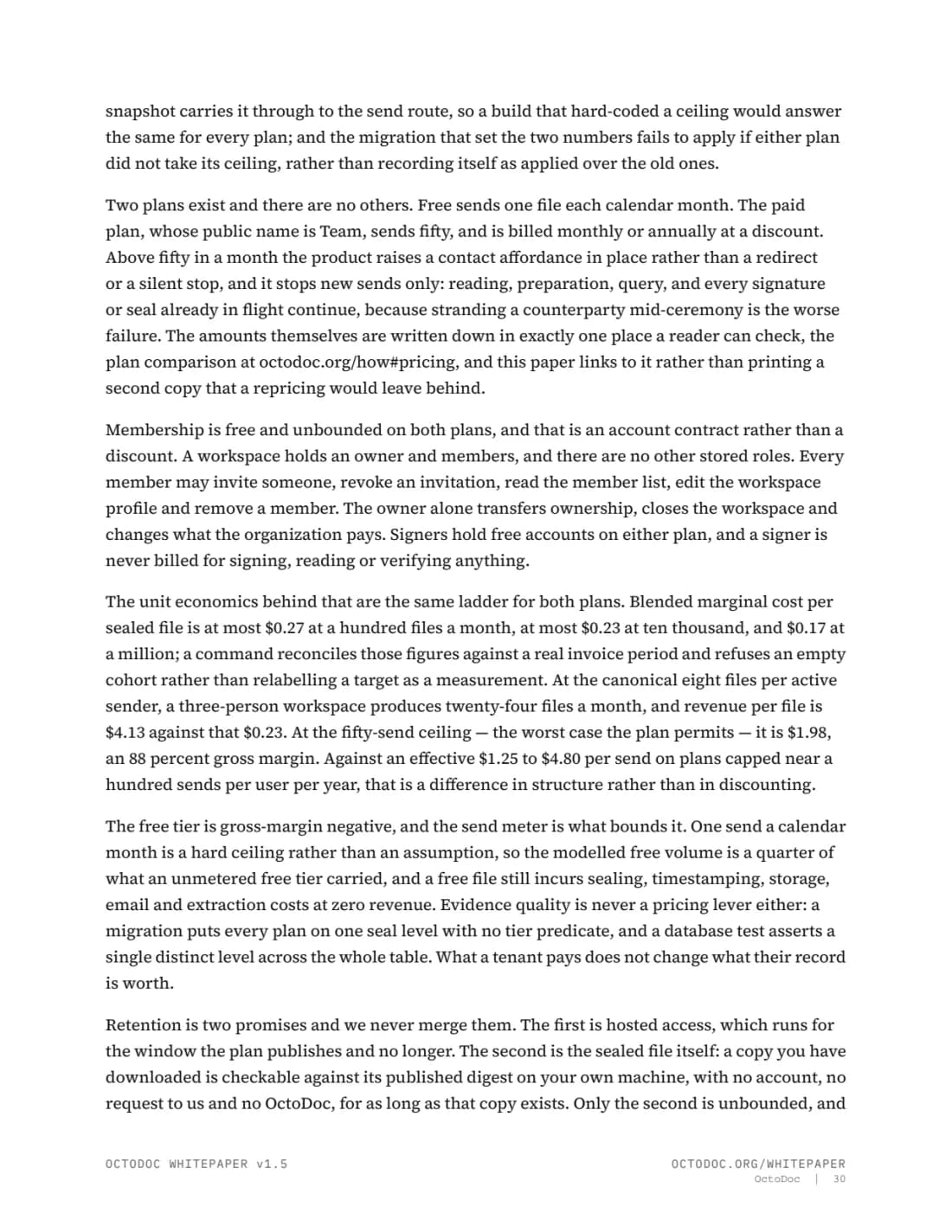Page 30 of the OctoDoc whitepaper
